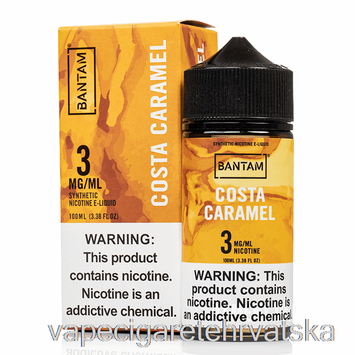 Vape Cigarete Costa Caramel - Bantam Vape - 100ml 3mg